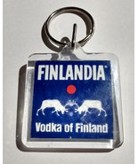 Finlandia Vodka of Finland Advertising Promotional Plastic Liquor Key Chain - £3.95 GBP