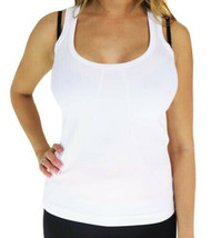 W Sport Women&#39;s Athletic Work Out Gym Fitness White Tank Top Shirt w/ De... - £7.79 GBP