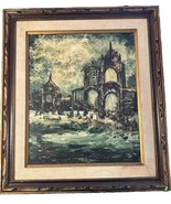 Vintage Framed Painting  By B  McGee?  Frame Size 33X28.5&quot; - £28.68 GBP
