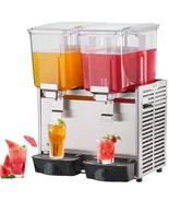 VEVOR Commercial Beverage Dispenser, 13.6 Qt 12L 2 Tanks Ice Tea Drink M... - $13,557.40 MXN