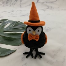 Target Hyde Eek Witch Bird 2016 Featherly Friends Halloween Black Orange Felt - £35.87 GBP