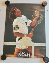 Original Yannick Noah Tennis Poster - Advertising - Le Coq Sportiff - £39.21 GBP