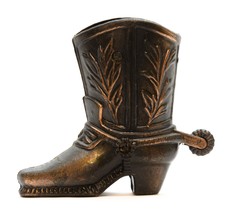 Vintage Miniature Cowboy Boot Die Cast Pencil Sharpener - £7.88 GBP
