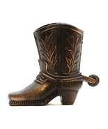 Vintage Miniature Cowboy Boot Die Cast Pencil Sharpener - £7.88 GBP