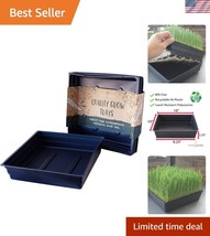 10-Pack 10&quot; x 10&quot; Plastic Garden Trays - Ideal for Microgreens &amp; Seed St... - $41.50
