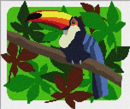 Pepita Needlepoint kit: Toucan, 12&quot; x 10&quot; - $86.00+