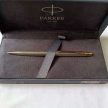 Parker Sterling Cap &amp; Barrel Ball Pen Push Mechanism Made in USA - £148.84 GBP