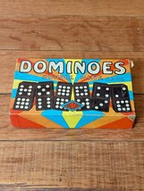 Vintage Hal-Sam Double Nine Dominoes Dragon 920K 55 Piece Original Box - $6.29