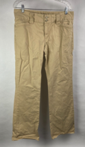 GAP Womens Size 12 Curvy Ultra Low Rise Chino Pants, Solid Khaki - Stretch - £15.92 GBP
