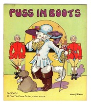 VINTAGE 1934 Platt &amp; Munk Puss in Boots Children&#39;s Book - £15.81 GBP