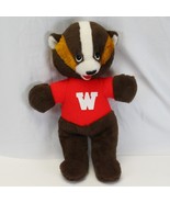 Vintage Bucky Badger University of Wisconsin Football Plush 1960&#39;s 20&quot; UW - $898.38 MXN