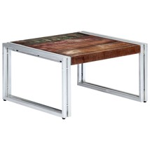 Coffee Table 60x60x35 cm  Solid Reclaimed Wood - £52.44 GBP