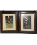 Glen Green The Art Of Golf &quot;Putting&quot; Framed Print - £97.78 GBP