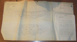 1963 Tall Ship Construction Plans Pathfinder St Lawrence Ii University Rochester - £21.35 GBP