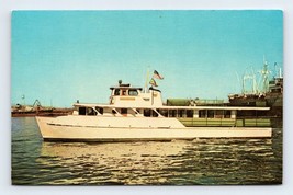 MV Sam Houston Flagship of Port of Houston Texas TX UNP Chrome Postcard M16 - £2.77 GBP