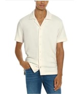 Scotch &amp; Soda Mens Shirt White Button-Up Short Sleeves Relaxed Fit Sprea... - $59.64 CAD