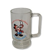 VINTAGE MICKEY MOUSE WALT DISNEY PIRATES OF THE CARIBBEAN GLASS BEER MUG... - $13.58 CAD