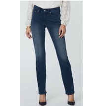 NYDJ Womens 2 Pilar Blue Dark Wash Marilyn Straight Leg Jeans NWT AY69 - $58.79