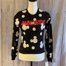 Disney Mickey Mouse Sweatshirt, Small, Cotton Blend, Long Sleeve, Sequin... - $29.99