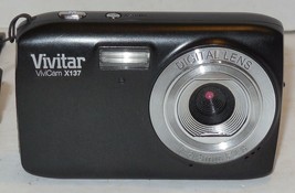 Vivitar ViviCam X137 10.1MP Digital Camera - Black - £38.38 GBP