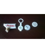 Jacquin&#39;s Liquor Bottle Topper Spout Pourer w Cork plus 3 different Bott... - $9.14