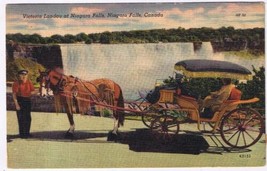 Ontario Postcard Niagara Falls Victoria Landau Horse Carriage  - £1.70 GBP