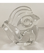Vintage Signed Bird ORREFORS SWEDEN Art Glass Paperweight Figurine Abstr... - £11.86 GBP
