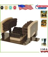 Outdoor Boot Brush with Stiff Bristles and Scraper - Permanent Mounting ... - $78.32 CAD