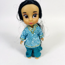 Disney Animators Collection Jasmine 5” Doll Poseable Princess Aladdin Figure - £9.07 GBP