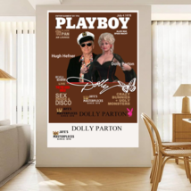 Dolly Parton and Hugh Hefner 24X36 Playboy poster    HAND SIGNED BY THE ... - $7,742.93 MXN
