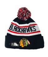 NHL Chicago Blackhawks New Era Winter Soft Warm Knit Blk Red Wht Beanie ... - $28.45