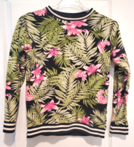 Divided by H&amp;M Long Sleeve Floral Crew Neck Sweater Size XS - £16.57 GBP