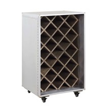 Raini Wine Cabinet, Aluminum - $780.00