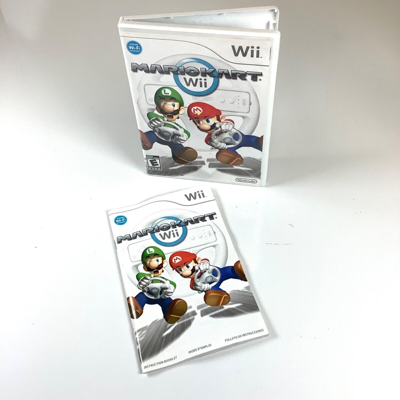 Primary image for Mario Kart Wii Case and Manual ONLY * NINTENDO Mariokart * Very Good Condition