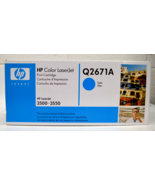 Genuine HP LaserJet 3500-3550 Q2671A Cyan Toner Cartridge NEW - £11.70 GBP