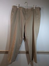 Dockers Stain Defender Flat Front Khaki Pants Mens Size 40X30 Beige - $10.89