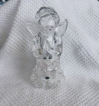 Lighted Plastic Acrylic 5” Clear Praying Angel Night Light Sensor contro... - £7.23 GBP