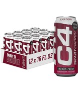 C4 Smart Energy Drink - Sugar Free Performance Fuel Black Cherry 12 Pack - $34.21 CAD