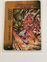 Marvel Overpower 1996 Character Cards Brood Alien Hunger - £1.81 GBP