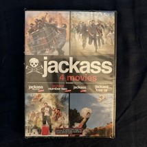 Jackass 1 2 3 Forever 4-Movie Collection Dvd New Sealed Johnny Knoxville - £7.82 GBP