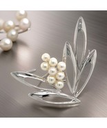 Mikimoto Estate Akoya Pearl Brooch Pin Sterling Silver 4.5 mm M270 - $345.51