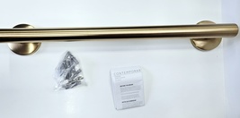 Signature Hardware 482905 18" Contemporary Grab Bar - Brushed Gold - $68.90