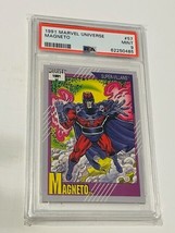 Magneto Marvel Universe Comic Card Impel PSA 9 X-Men #57 POP 9 rookie rc MINT - £751.79 GBP