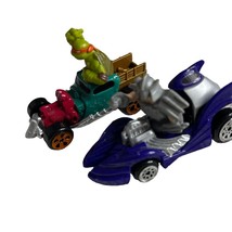 TMNT Shredder And Turtle Race Car Set Of 2 - £8.91 GBP