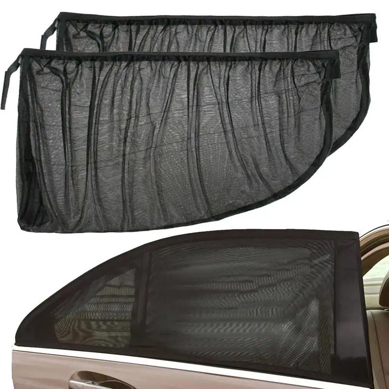 Thermal Insulation Sunshade Car Window Net auto Mosquito Repellent Gauze - £14.42 GBP+