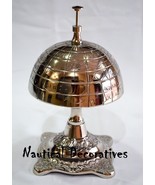 Antique World Globe Style Hotel Counter Desk Bell Ring For Service Call ... - £26.46 GBP