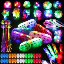 78Pcs Led Light Up Toy Party Favors/Supplies Bulk Glow In The Dark For A... - $33.98