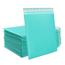 50pcs Mailer Poly Bubble PPackaging Self Seal Bag Bubble Padding Light Greadded  - £120.63 GBP