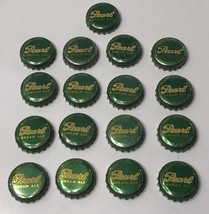 Lot of 17 Vintage Green Pearl Cream Ale Bottle Caps - £30.44 GBP