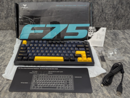New AULA F75 75% Wireless Mechanical Keyboard, Hot Swappable Creamy Keyb... - $37.99